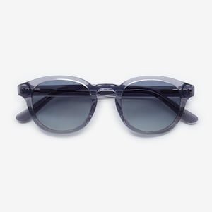 Grey Square Sunglasses | Polarized UV400 Acetate Frame | Unisex Sunglasses | Vintage Design | Solairo 644 Grey/Gradient Grey Lenses
