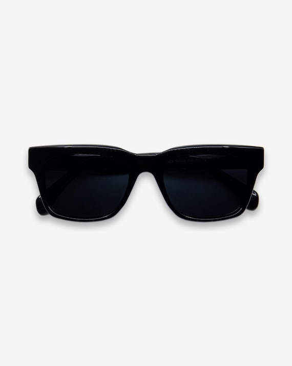 Black Square Sunglasses | Polarized UV400 Acetate Frame  display picture 3