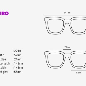 Puede incluir: Diagrama de gafas de sol SOLAIRO, modelo 2210, con medidas. El ancho de la lente es de 52 mm, el puente nasal es de 21 mm, la longitud de la patilla es de 148 mm, el ancho de la montura es de 141 mm y la altura de la montura es de 55 mm.