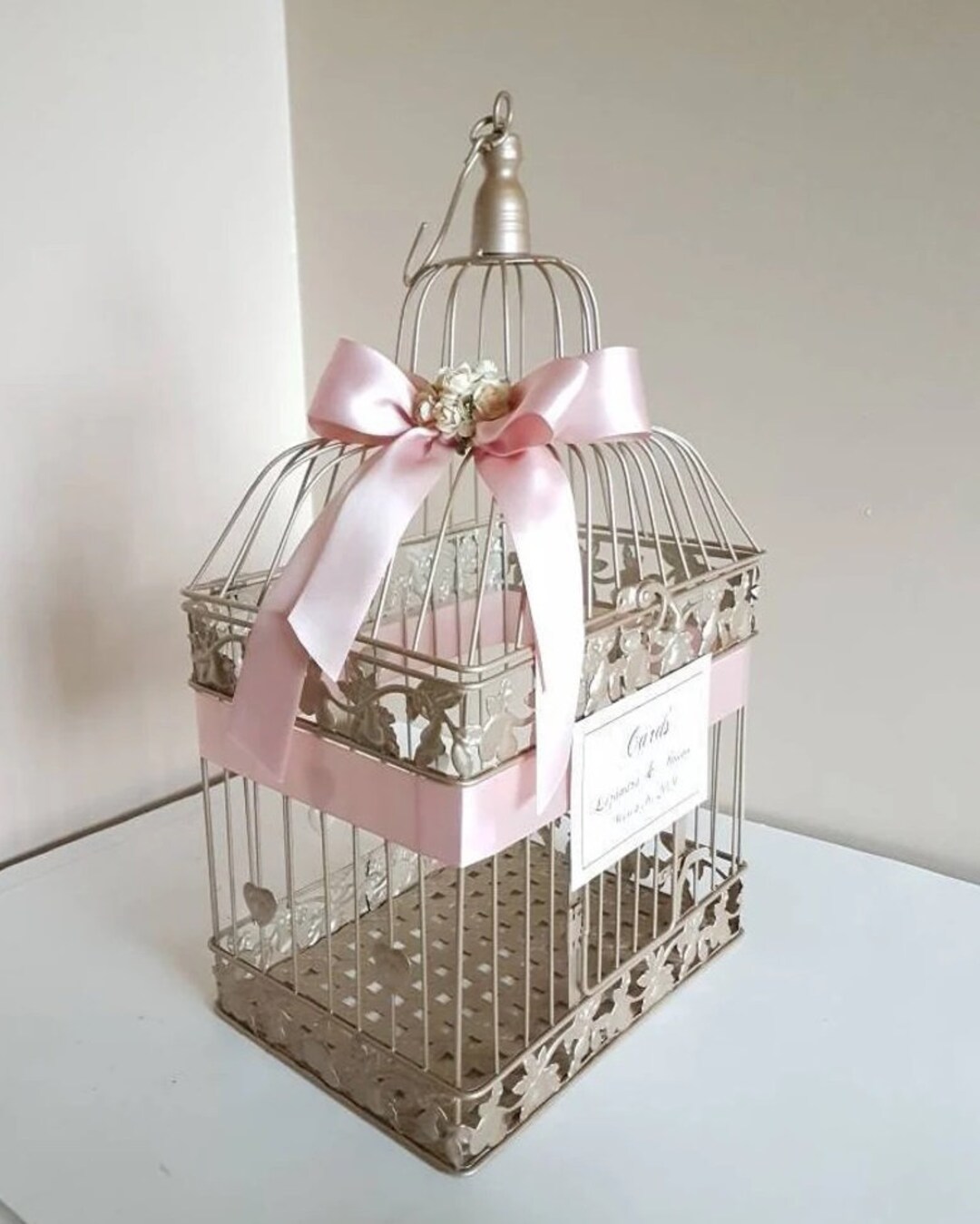 Small Bird Cage Card Holder, Wedding Card Holder - Etsy