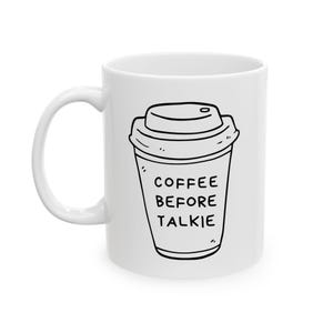 Kaffee vor dem Talkie - Tasse