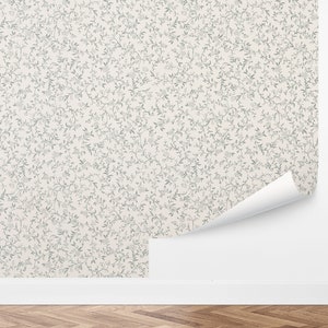 Custom Foliage Peel and Stick Wallpaper, Removable Wallpaper - Charming Vines Wallpaper by Love vs. Design