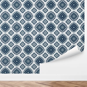 Custom Boho Peel and Stick Wallpaper, Removable Wallpaper - Eastern Medallions by Love vs. Design