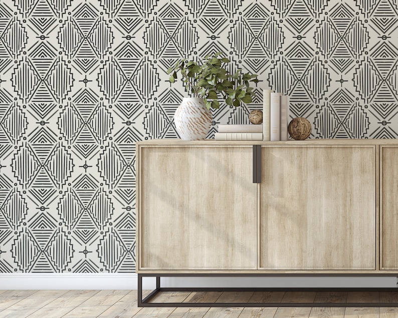 Custom Boho Peel and Stick Wallpaper Removable Wallpaper - Etsy