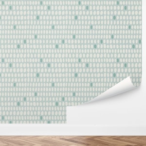 Custom Coastal Peel and Stick Wallpaper, Removable Wallpaper - Beach Pebbles Wallpaper by Love vs. Design