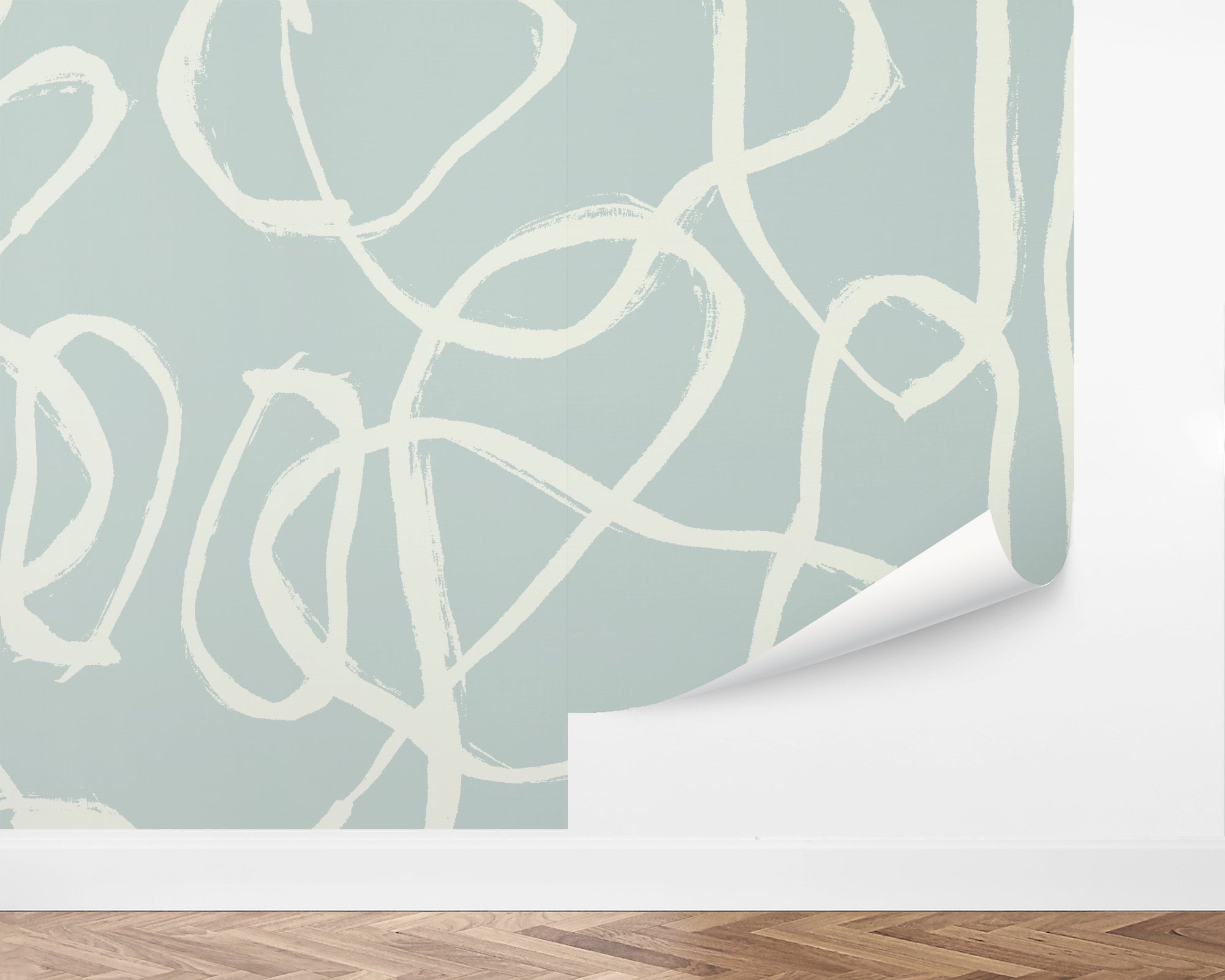 Abstract Peeling Sticker Custom Abstract Peel and Stick Wallpaper, Removable Wallpaper ...