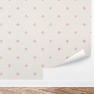 Custom Retro Peel and Stick Wallpaper, Removable Wallpaper - Tiny Tiles Wallpaper by Love vs. Design