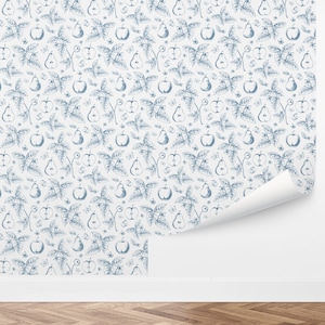 Custom Kids Peel and Stick Wallpaper, Removable Wallpaper - Orchard Fruits Wallpaper by Love vs. Design
