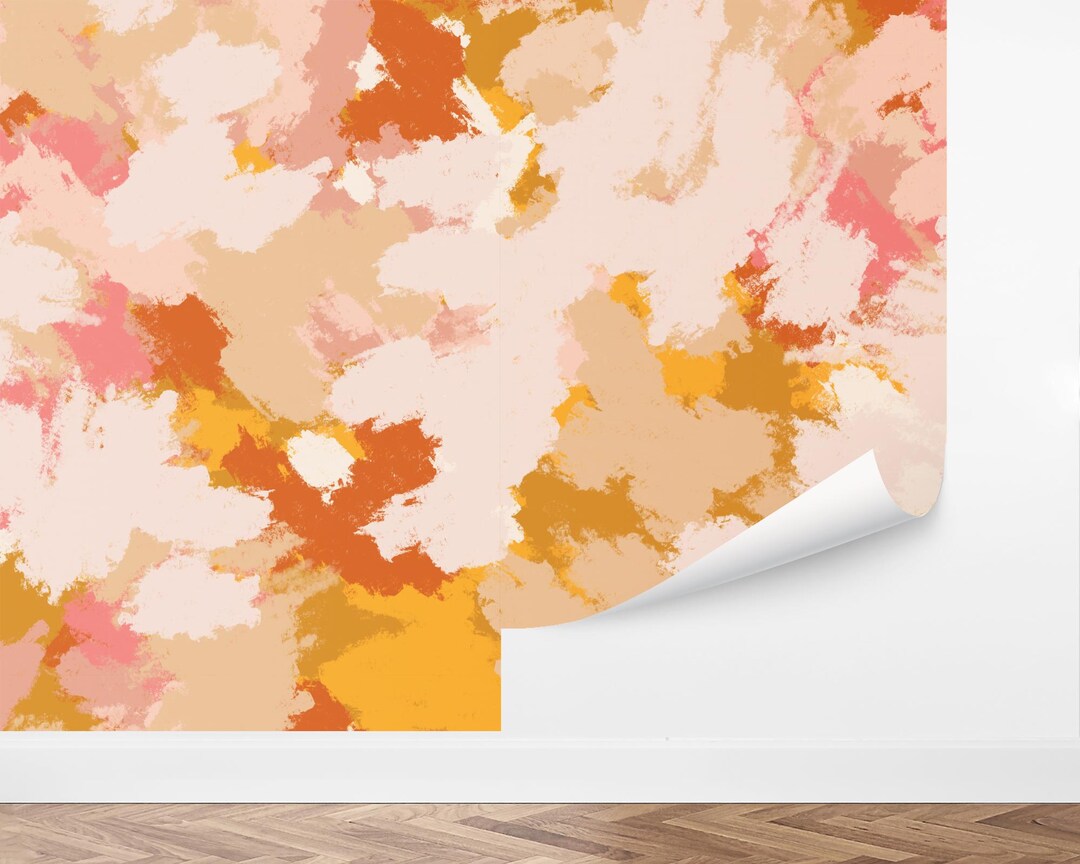 Custom Abstract Peel and Stick Wallpaper, Removable Wallpaper - Texture ...