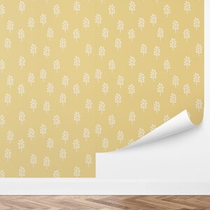 Custom Botanical Peel and Stick Wallpaper, Removable Wallpaper - Simple Wood Wallpaper by Love vs. Design