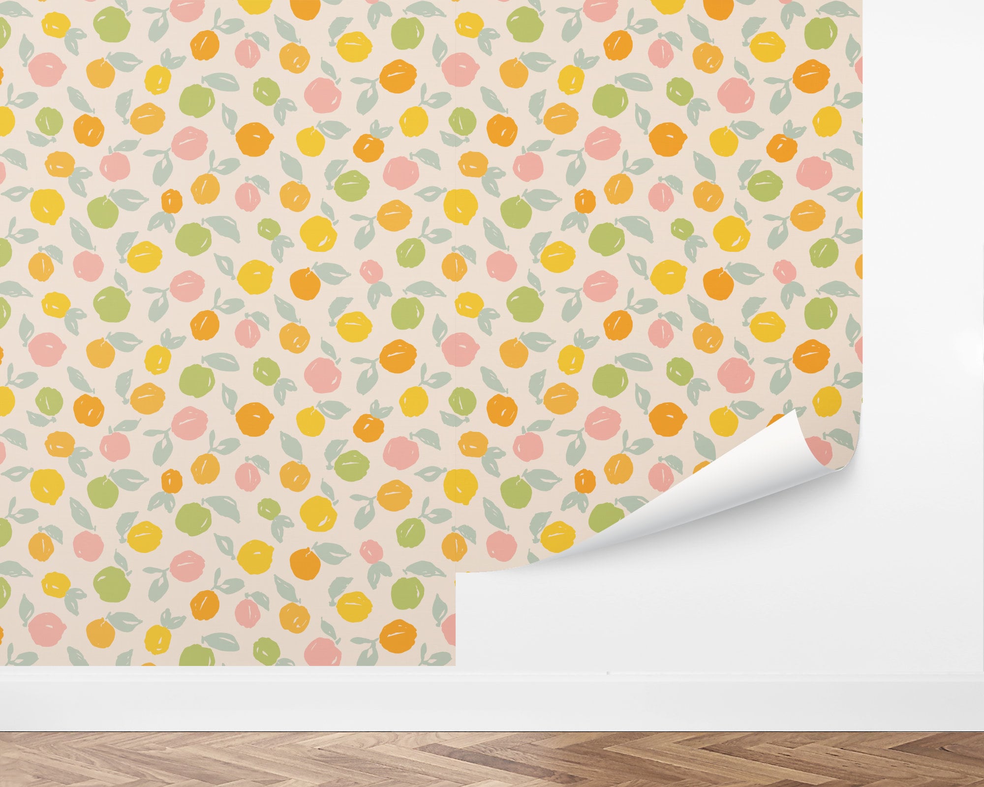 Custom Kids Peel and Stick Wallpaper, Removable Wallpaper - Frutti ...