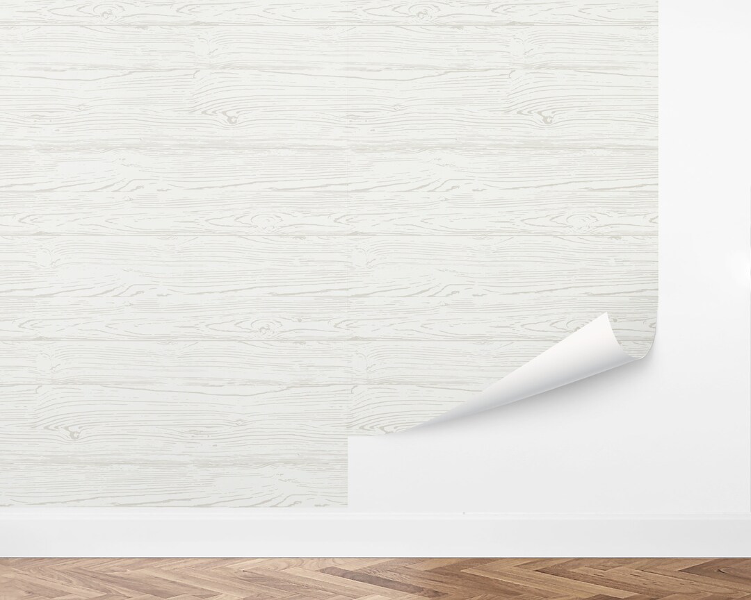 Custom Woodgrain Peel and Stick Wallpaper, Removable Wallpaper