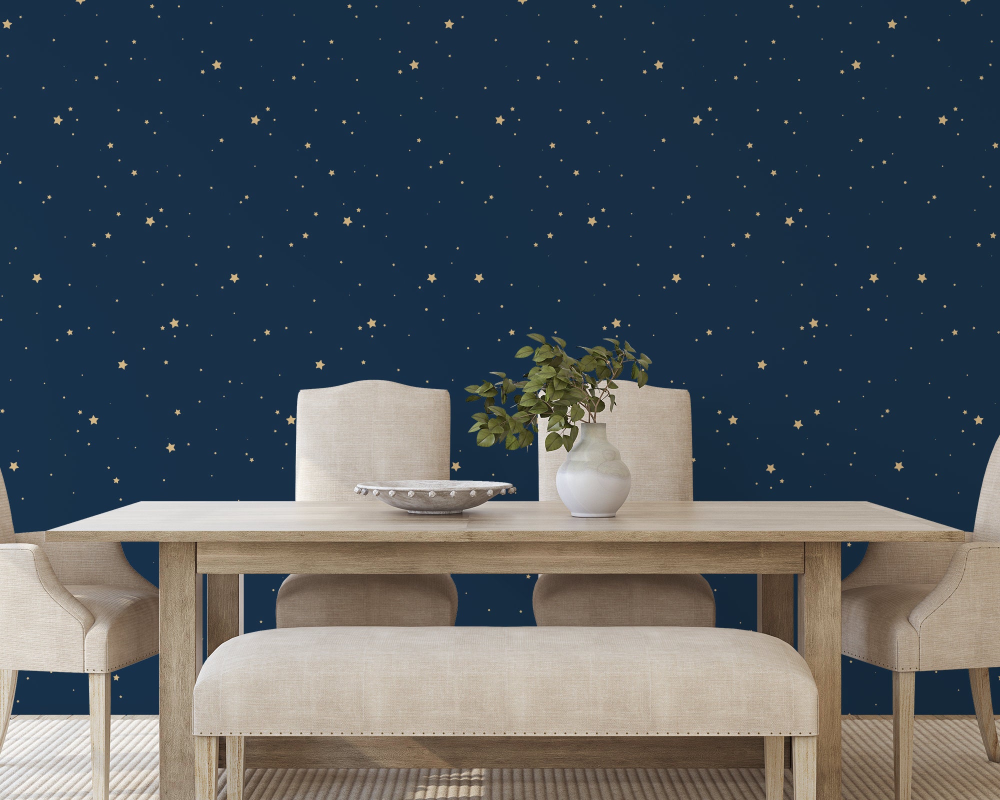Celestial Wallpaper - Peel and Stick - The Wallberry
