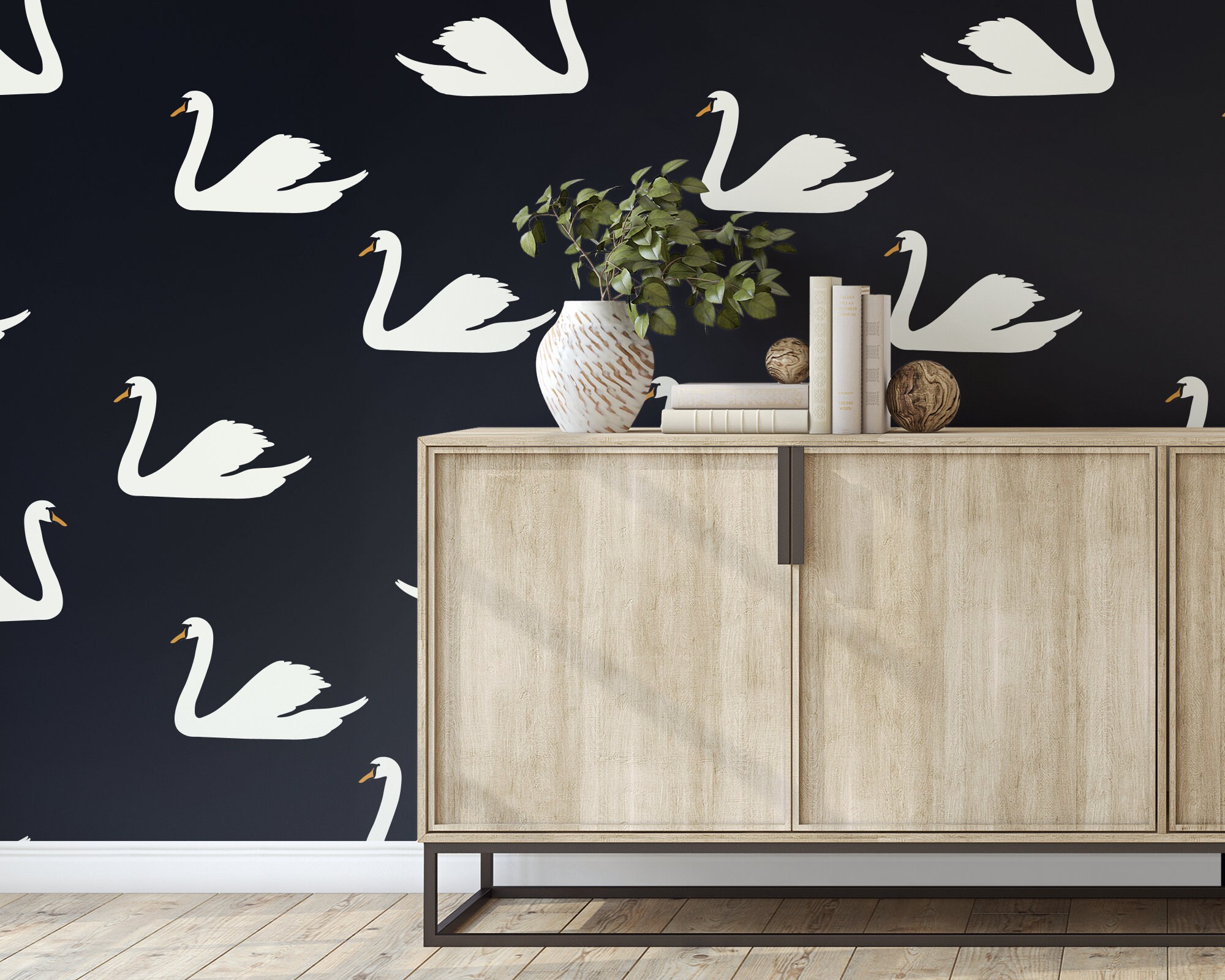 Image showcasing Custom Kids Peel and Stick Wallpaper Removable Wallpaper - Etsy