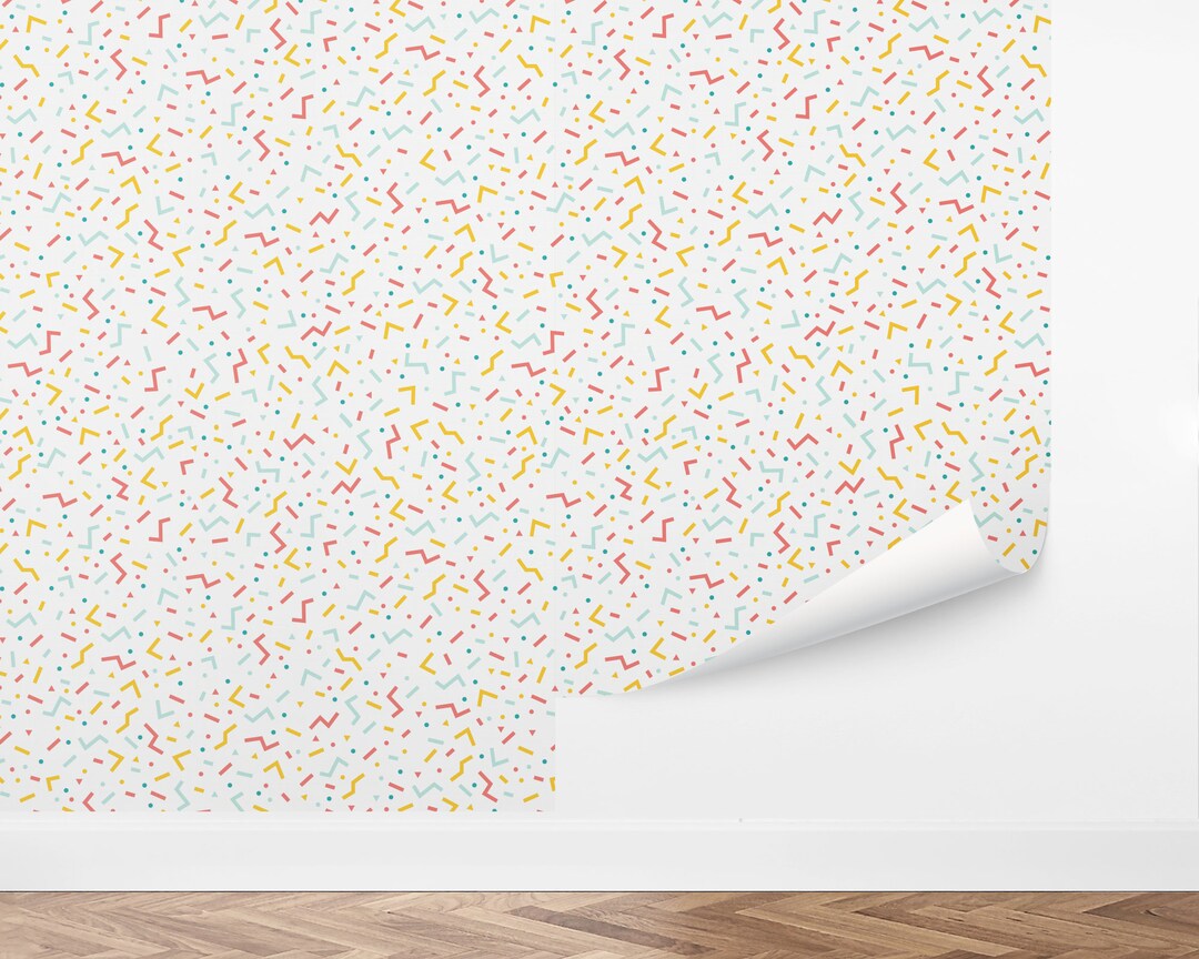 Custom Kids Peel and Stick Wallpaper, Removable Wallpaper - Geo ...