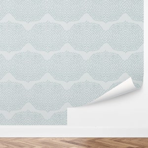 Custom Boho Peel and Stick Wallpaper, Removable Wallpaper - Stamped Mosaic by Love vs. Design