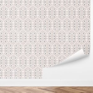 Custom Boho Peel and Stick Wallpaper, Removable Wallpaper - Rustic Bohemian by Love vs. Design