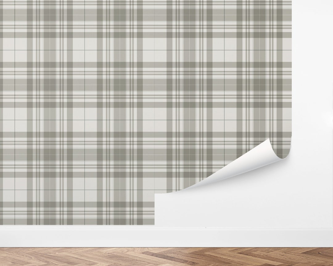 Plaid Peel And Stick Wallpaper