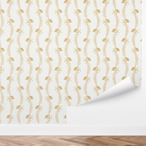 Custom Kids Peel and Stick Wallpaper, Removable Wallpaper - Monkey Business Wallpaper by Love vs. Design