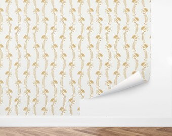 Custom Kids Peel and Stick Wallpaper, Removable Wallpaper - Monkey Business Wallpaper by Love vs. Design
