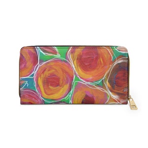 Zipper Wallet Original Artwork Makes a Unique Gift for all ages