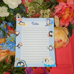 Penguin Adventures Notepad