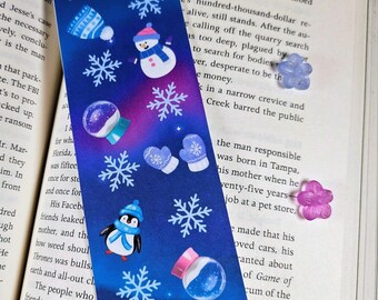 Winter Whimsy Laminated Bookmark