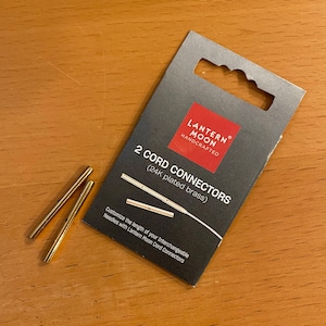 Lantern Moon - Cord Connectors - 24 K Finish