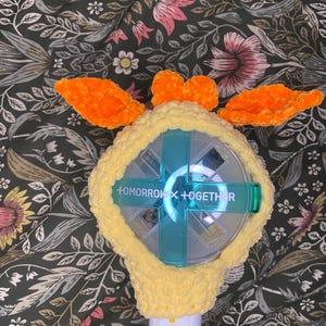 TXT Tomorrow x Together Ppulbato Moabong Crochet Lightstick Cover