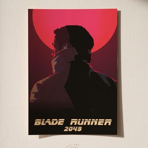 Blade Runner 2049 Poster | Movie Wall Decor | Sci-fi Film Print | Home Theater Art