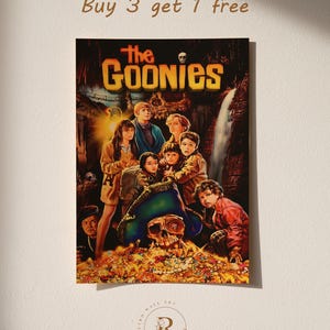 The Goonies Poster | Movie Wall Decor | Retro Film Poster & Wall Art | Home Theater Art Print | Vintage Wall Decor