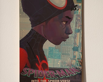 Spider-Man: Into the Spider-Verse Poster, Miles Morales Wall Art