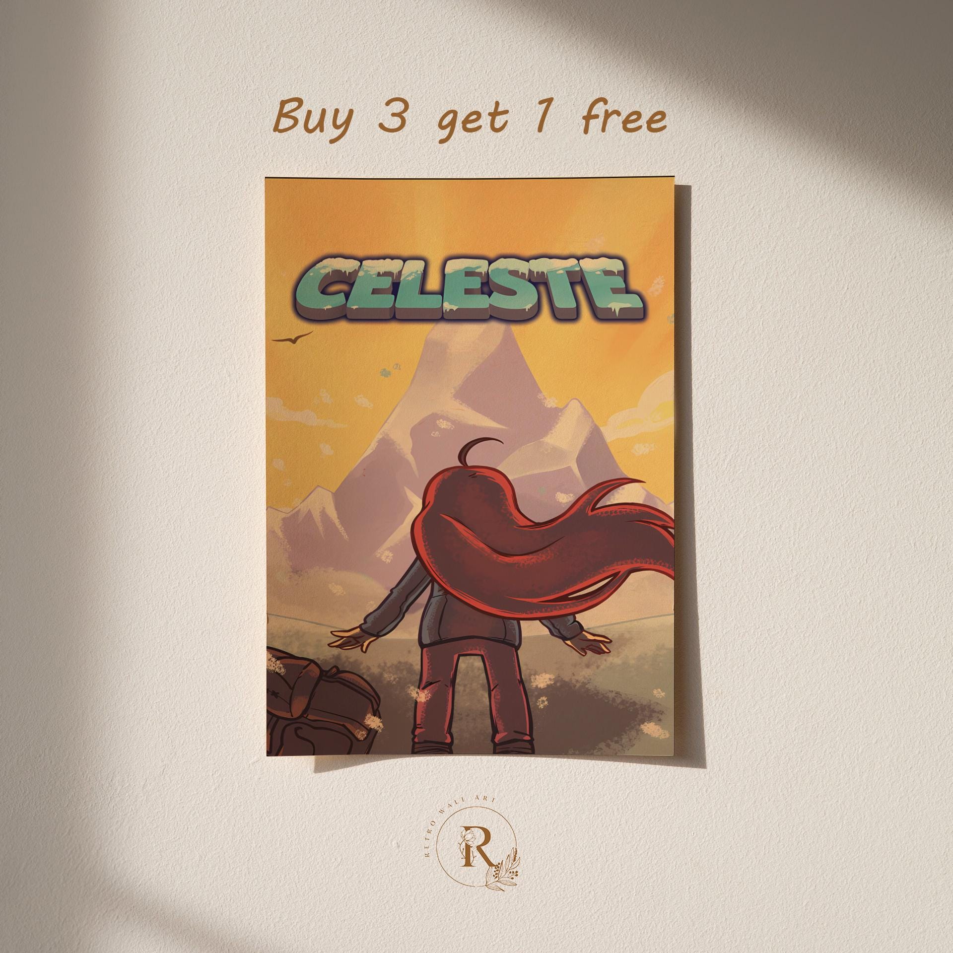 Celeste Poster | Video Game Wall Art Print | Gamer Room Decor | Gift ...