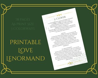 Lenormand Love Reading Guide | Download & Print Grimoire