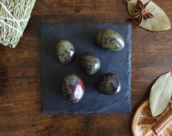 Dragon's Blood Jasper Spellwork Crystal for Courage & Strength