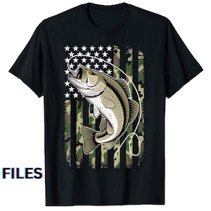Fishing Camouflage PNG: Camo Fish Sublimation Design (Digital Download
