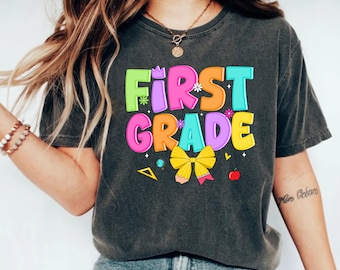 First Grade PNG: Back to School Sublimation Design (Digital Download