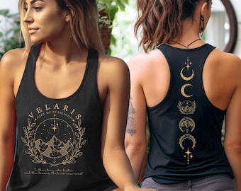 Velaris Racerback Tank,ACOTAR Racerback,acotar Merch,Night Court VneckShirt,City Of Starlight,A Court of Thorns and Roses,sarah j maas,PIC14