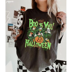 Comfort Colors Disney Halloween Shirt,Spooky Mouse and Friends Tee,Mickey Boo Halloween Shirt, Disney Spooky Tee,Disney Pumpkin Shirt,PIC86