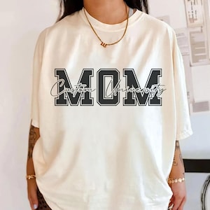 Comfort Colors Custom Mom University Tshirt,Personalized College Shirt,University Mom Tee,Class of 2026 Shirt,Custom University Tee,PIC145