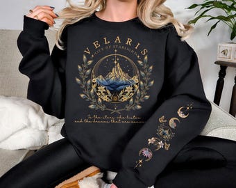 SJM Sweatshirt,Velaris Night Court Hoodie, ACOTAR Inspired T shirt,Thorns and Roses Court of Dreams Shirt,pic13,