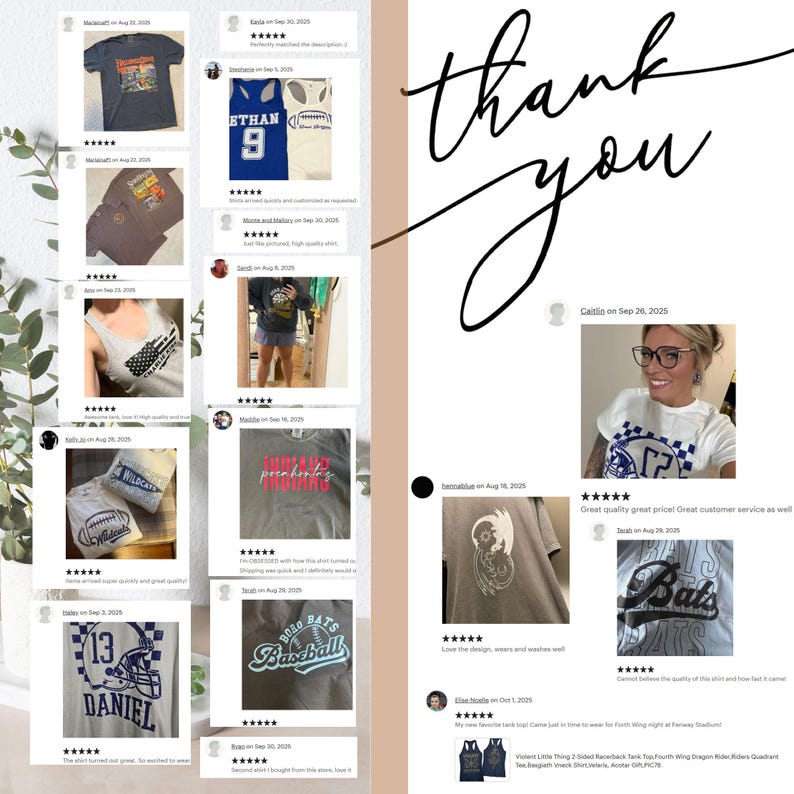 The image is a collage of various images featuring different apparel items, including T-shirts, sports jerseys, and other clothing items. The collage includes images of people wearing the items, as well as images of the items themselves. The collage does not contain any text, and the images are not described individually. The collage is not a single image but a collection of multiple images.