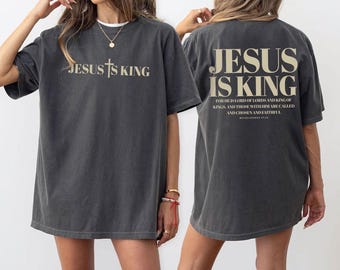 Faith-Based Jesus Is King Tee,Christian Shirt ,Jesus Shirt ,PIC240