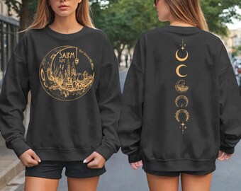 Salem 1692  Sweatshirt, Salem Witch Hoodie, Halloween Witch Sweatshirt, Halloween Gift,Halloween Costume Hoodie, Spooky Season Sweater,PIC23