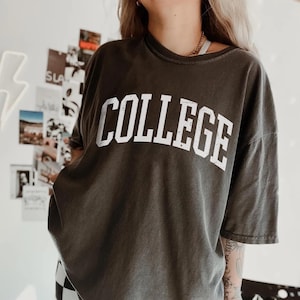Comfort Colors Custom University Name Tshirt,Custom College Name Shirt,Personalized University Name Sihrt,Graduation Customized Shirt,PIC144