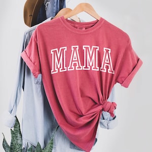 Comfort Colors Retro Mama Tshirt,Mothers Day Gift,Mama Tshirt,Baby Shower Gift,Mom Shirt,Mother Shirt,Christmas Gift,PIC284