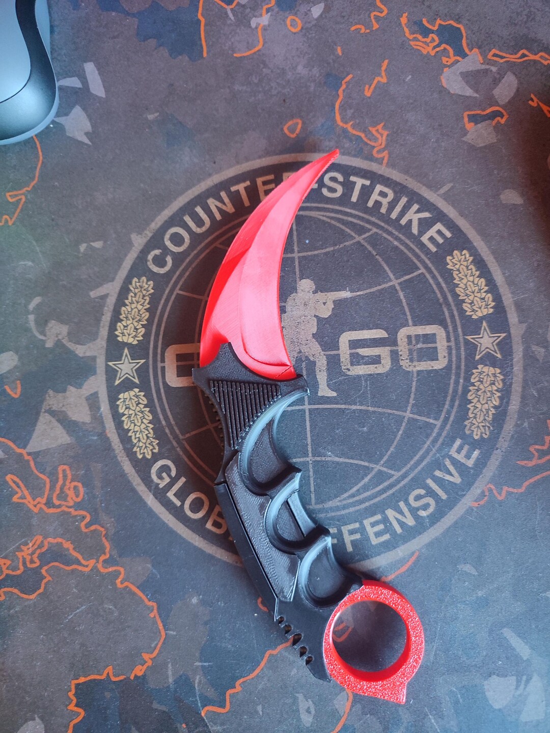 3D Printed Karambit Knife | Safe Practice Combat Knife | CS:GO Style ...