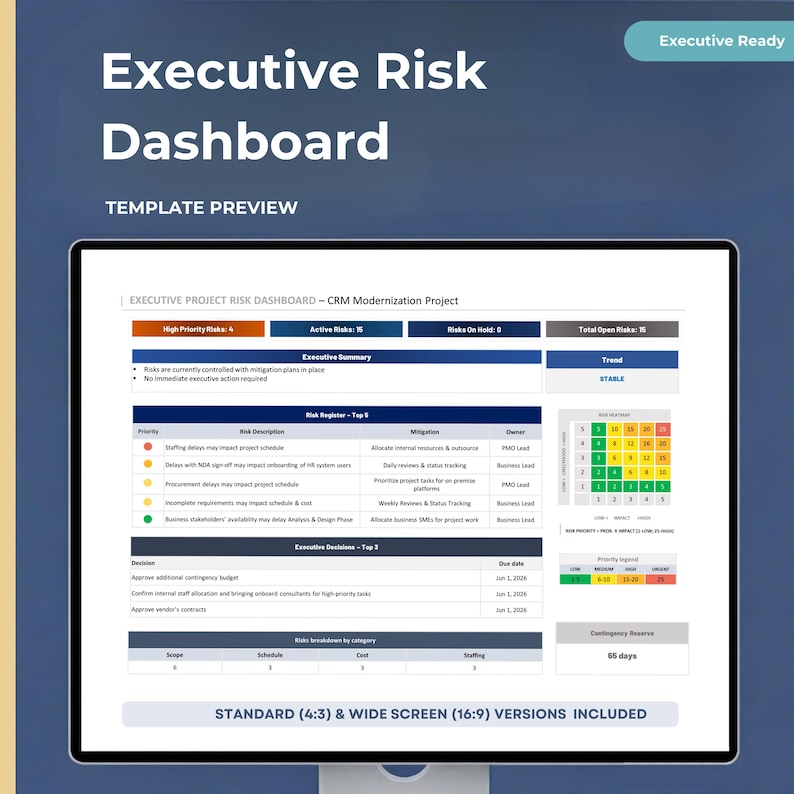 Project Management Templates for Executive Reporting | PM Reporting Toolkit (PowerPoint) image 9
