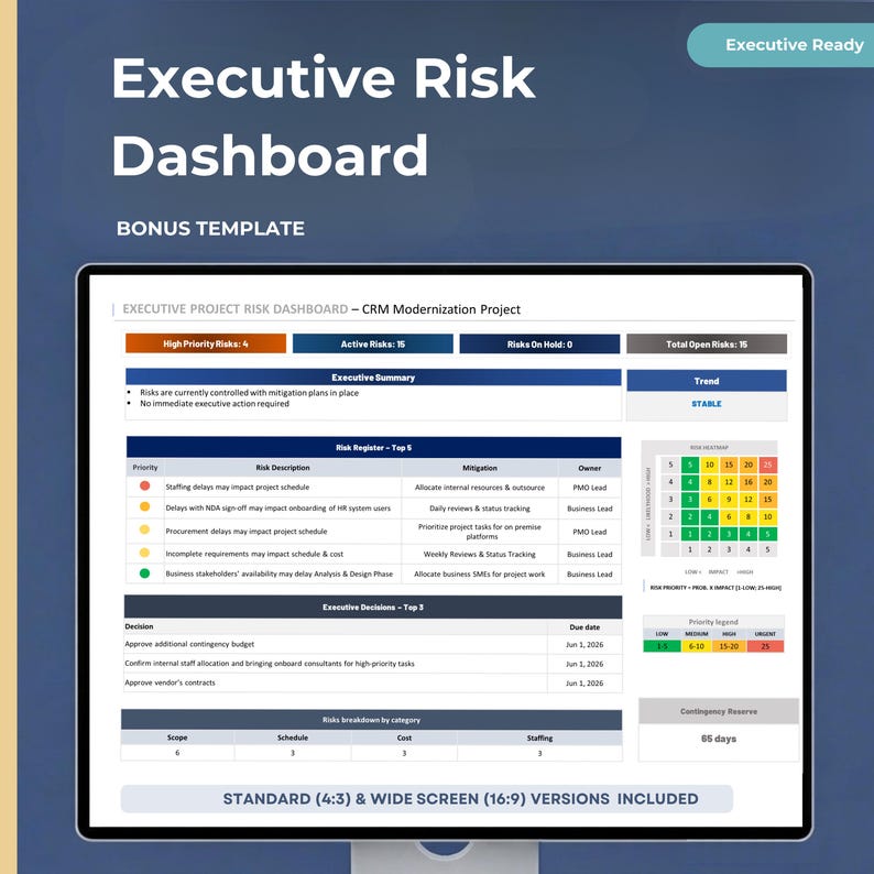 Projekt Timeline Power Point, Gantt Chart, 1 3 5 Year Road Map, Projektplan PPT Bild 3