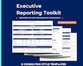 Project Management Templates for Executive Reporting | PM Reporting Toolkit (PowerPoint)